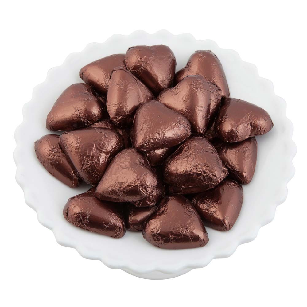 Brown Belgian Chocolate Hearts 500g 5kg Candy Bar Sydney